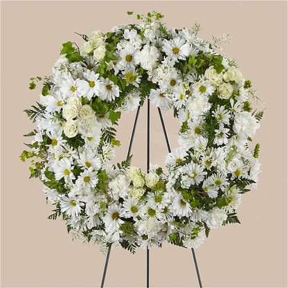 Faithful Wishes Wreath –  Homestead Flower Company Inc, Homestead FL