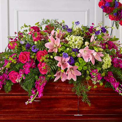 Radiant Tribute Casket Spray –  Homestead Flower Company Inc, Homestead FL