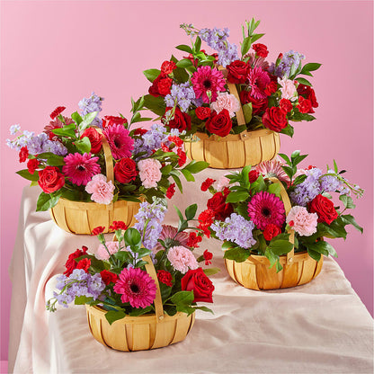 Pink Picnic Basket –  Homestead Flower Company Inc, Homestead FL