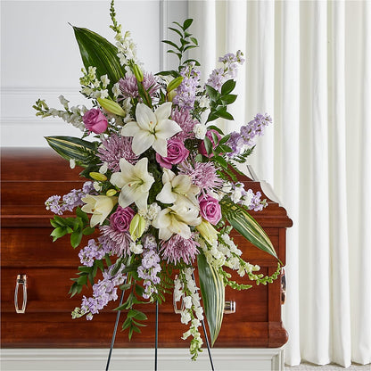 Grateful Hearts Standing Spray –  Homestead Flower Company Inc, Homestead FL