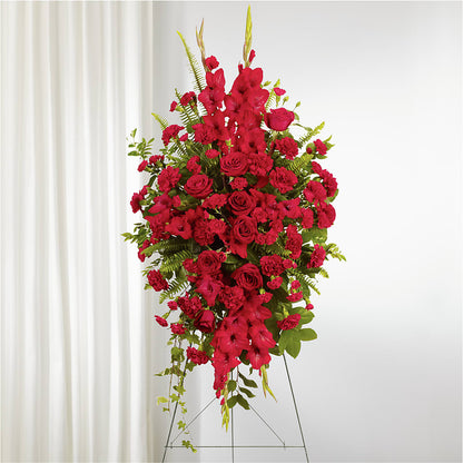 From the Heart Standing Spray –  Homestead Flower Company Inc, Homestead FL