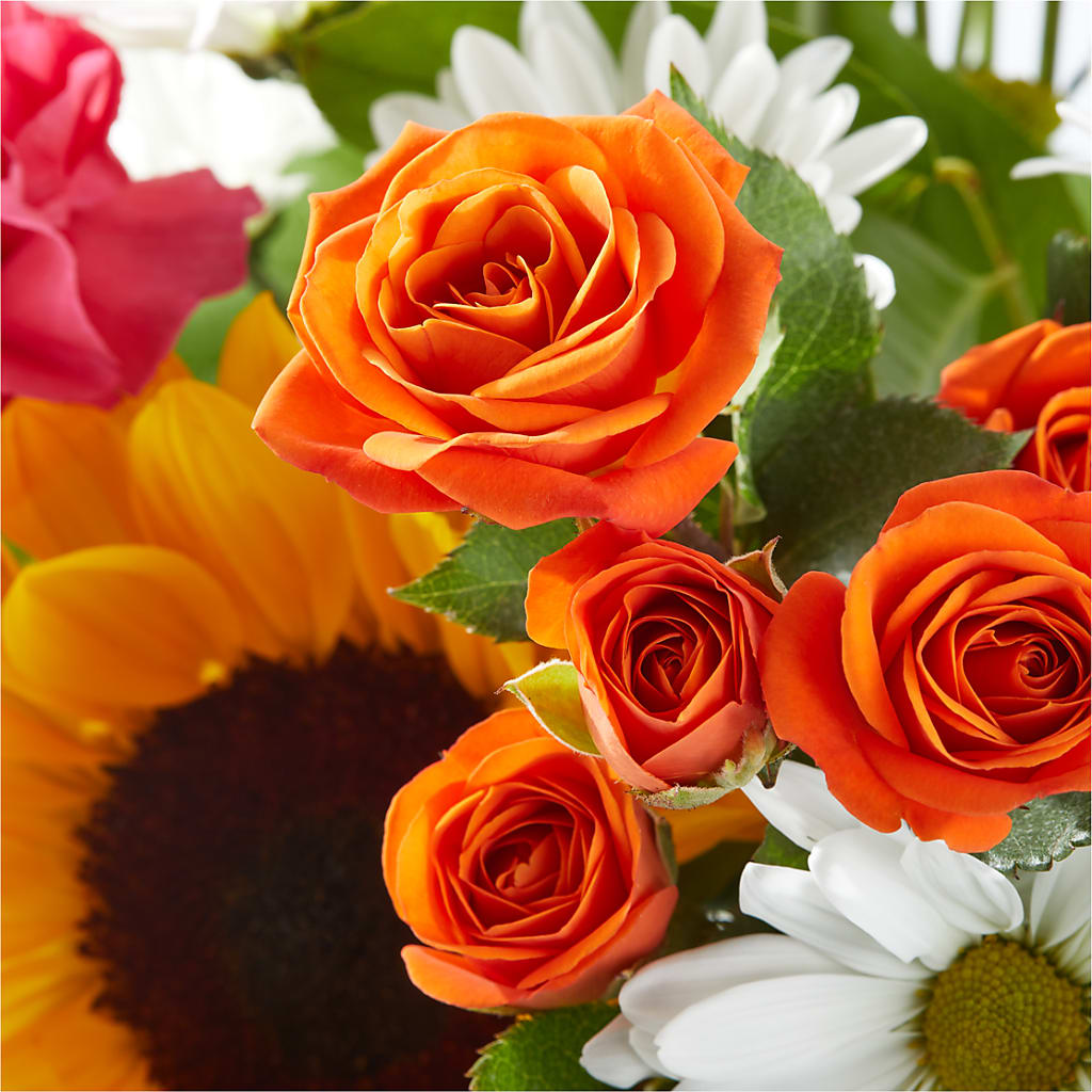 Sun-drenched Blooms Bouquet –  Homestead Flower Company Inc, Homestead FL