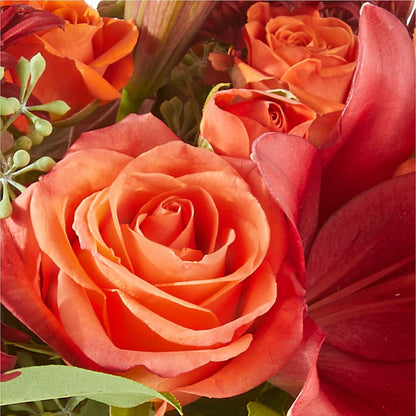 Crimson Leaves Bouquet –  Homestead Flower Company Inc, Homestead FL
