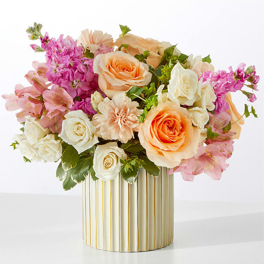Paradise Bouquet with Ivory Vase –  Homestead Flower Company Inc, Homestead FL