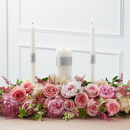 Worldwide Romance Unity Candle Arrangement –  Homestead Flower Company Inc, Homestead FL
